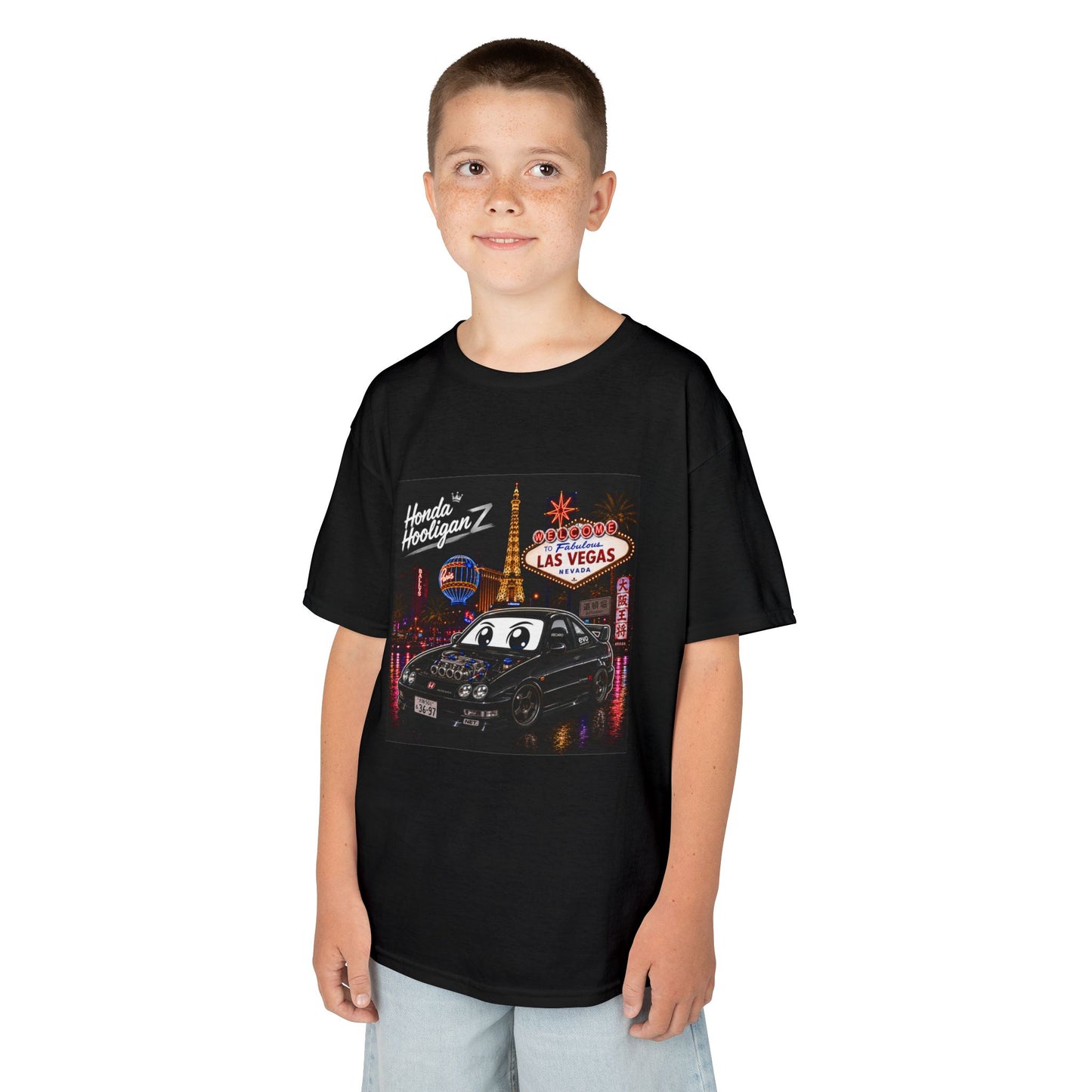 Kids Tee — 'Midnight Las Vegas' Cartoon ITB DC2