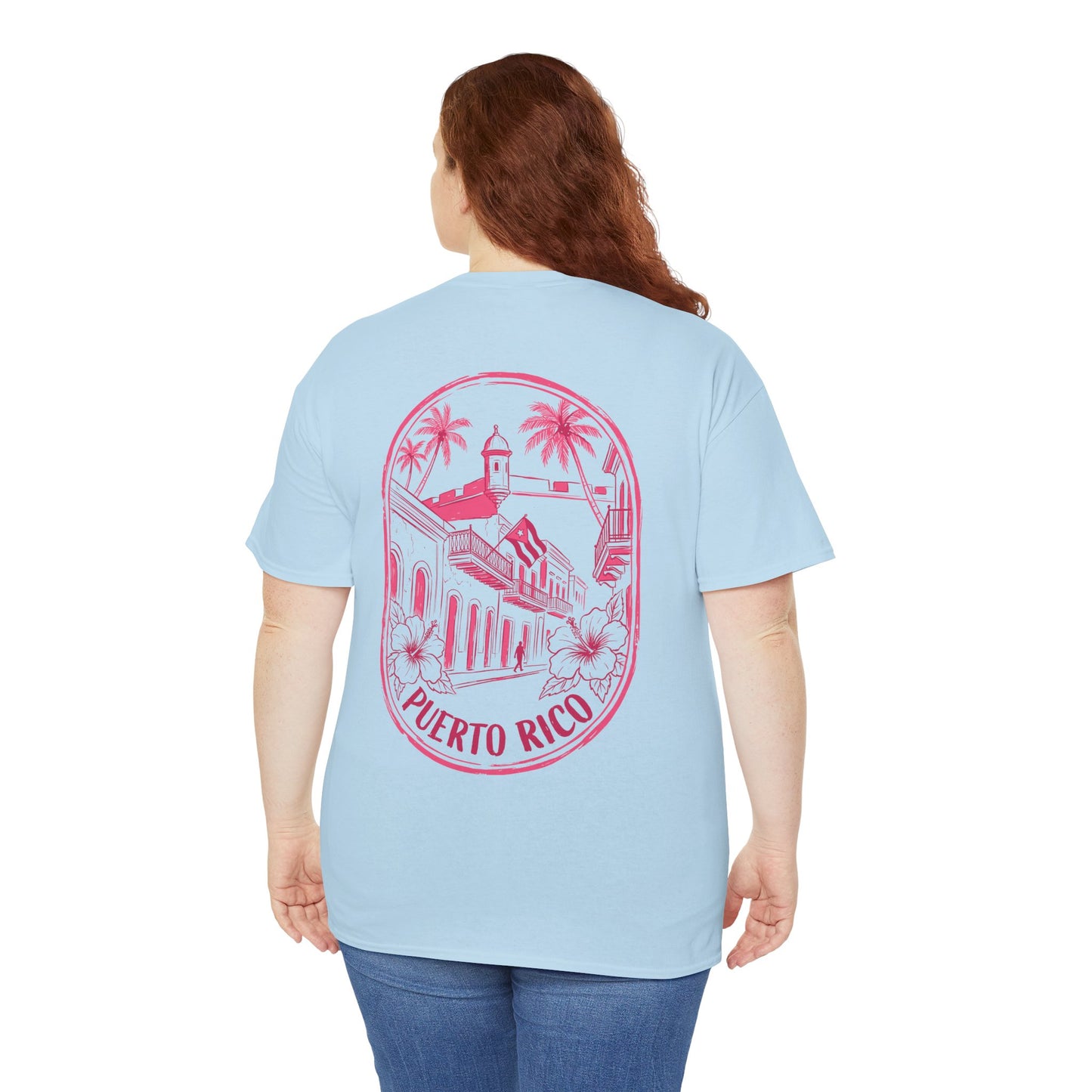 Puerto Rico Hibiscus T-Shirt — Vintage San Juan Beach Tee