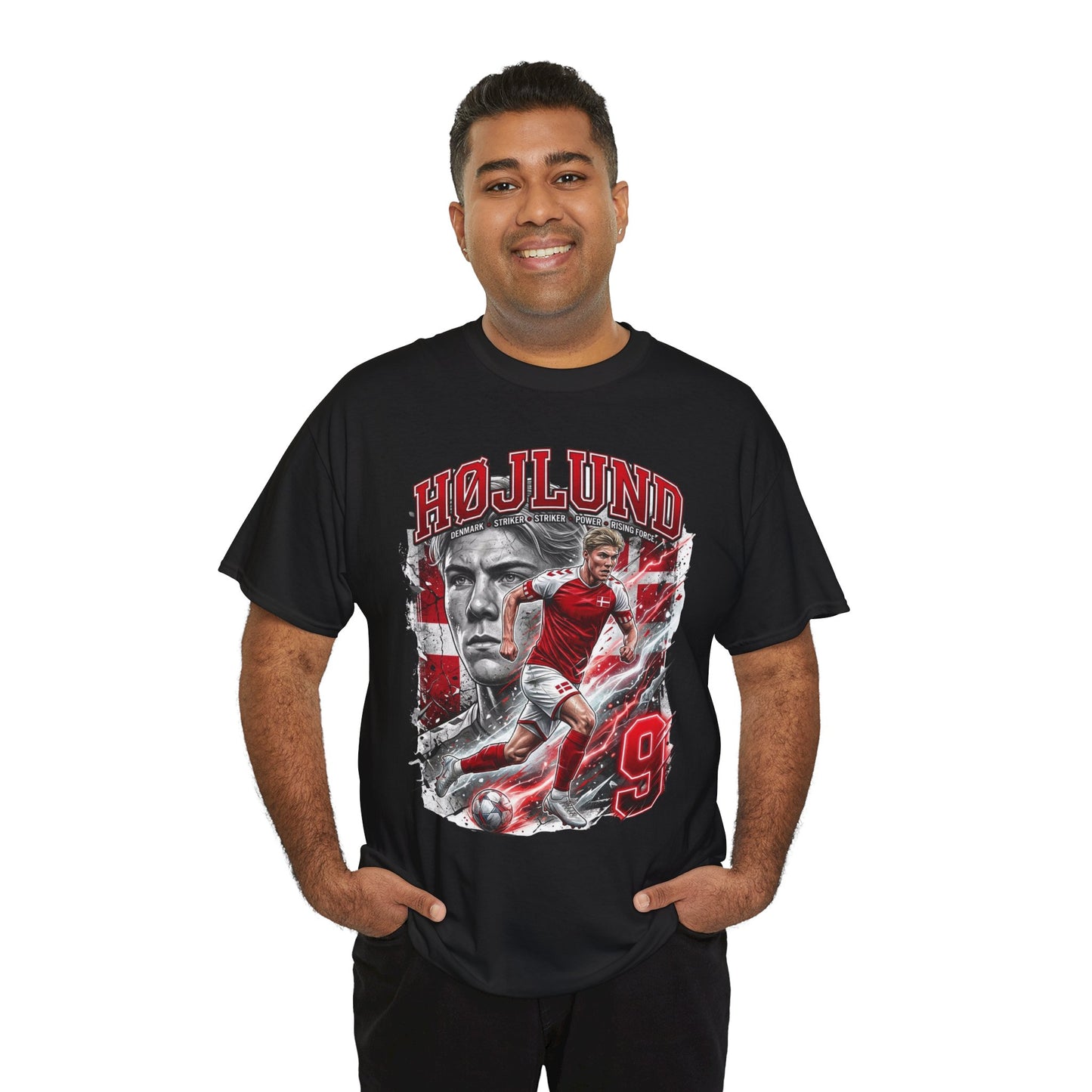 Højlund #9 – Danish Rising Force T-Shirt