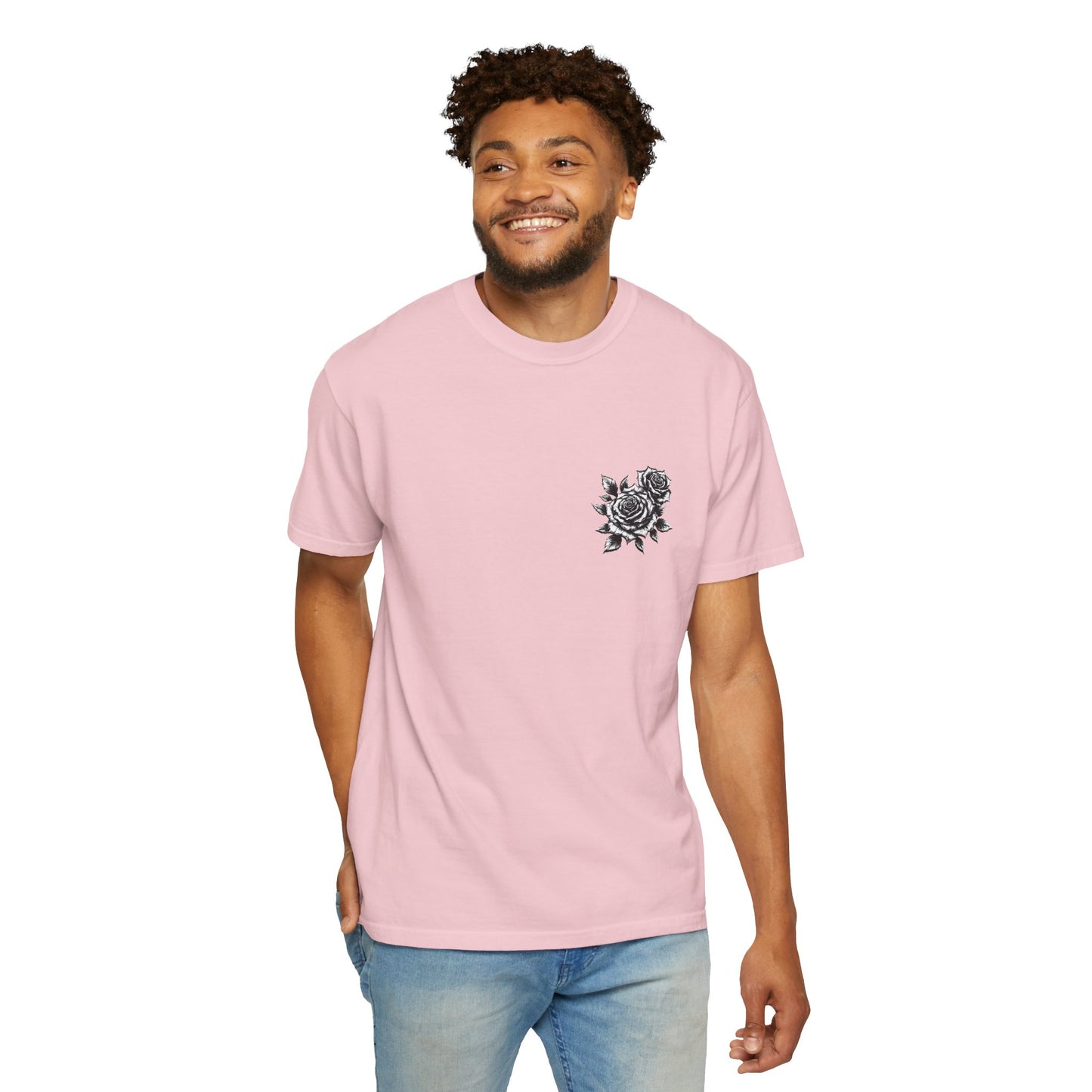 T-Shirt - Vintage Virgin Mary & Roses Graphic Tee