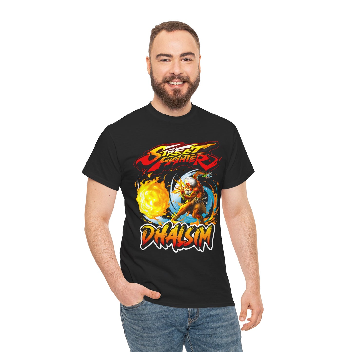 Street Fighter Dhalsim Fireball T-shirt