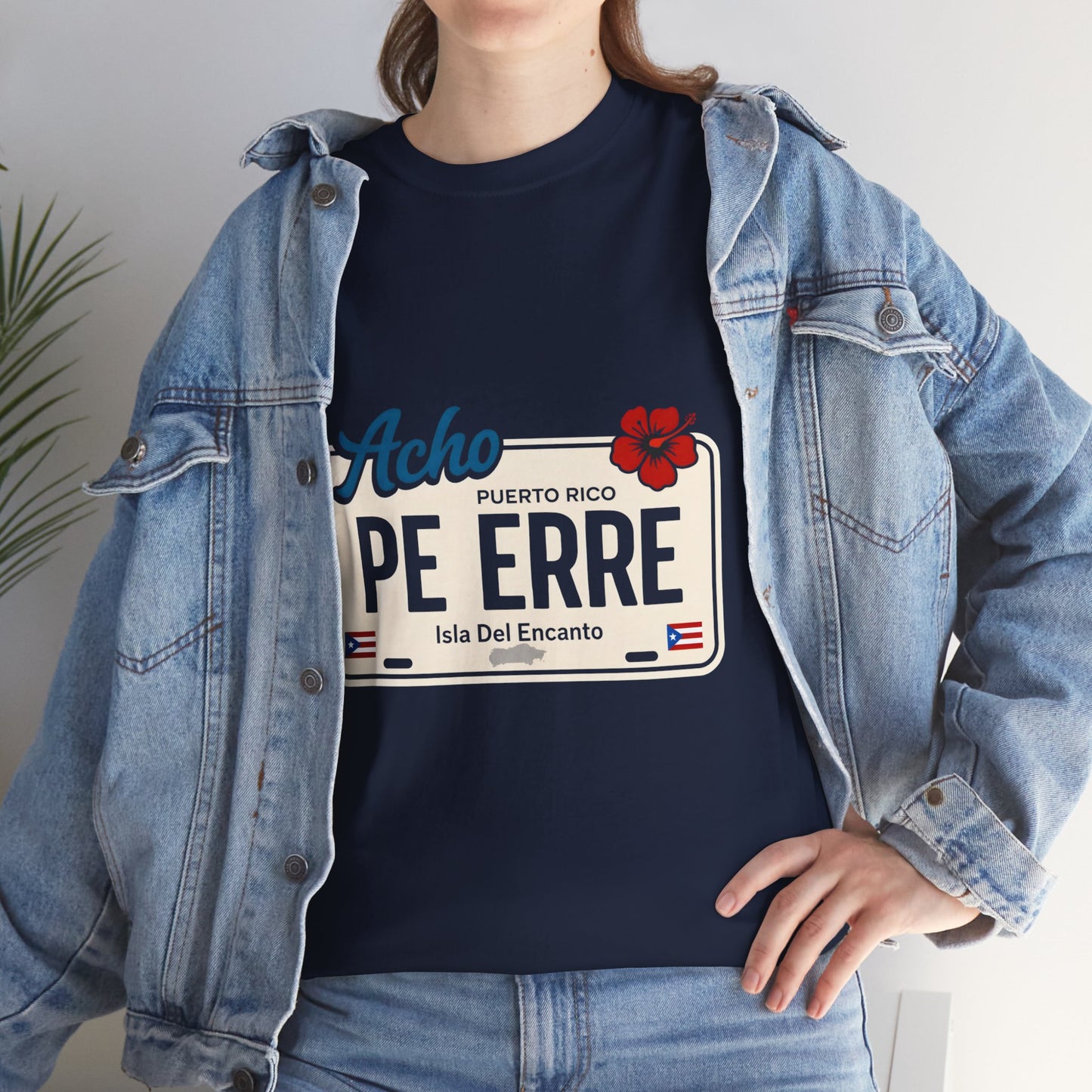 Acho PE ERRE Puerto Rico License Plate Tee — Isla Del Encanto Pride Shirt