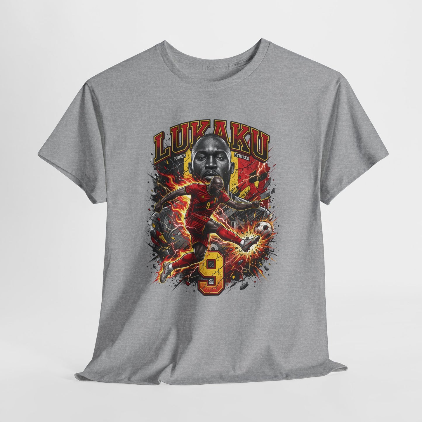 Lukaku #9 – Belgian Powerhouse T-Shirt