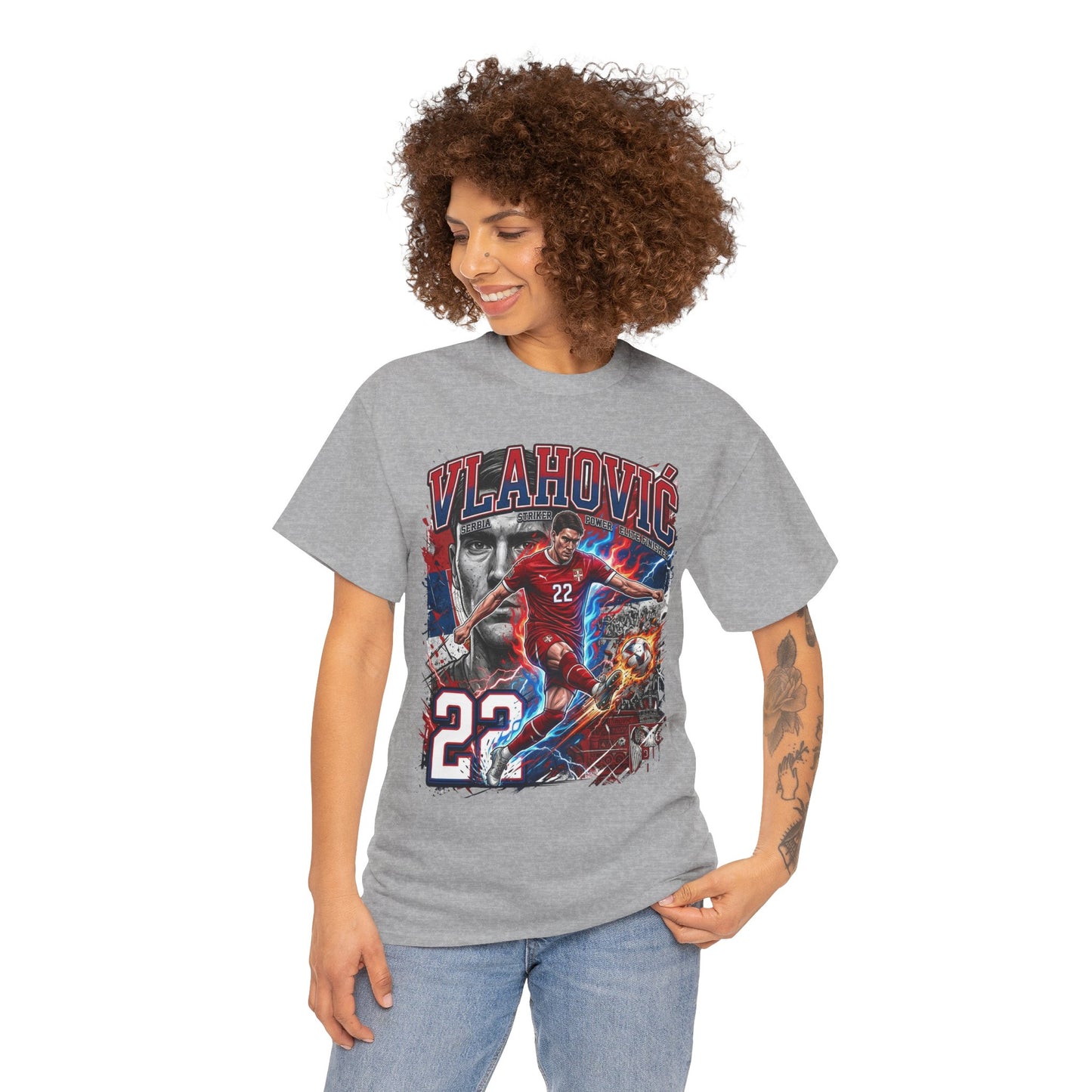 Vlahović #22 – Serbia Elite Finisher T-Shirt