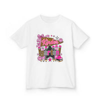 Kindergarten Girl Back to School T-Shirt – Pink Leopard First Day of Kindergarten Tee