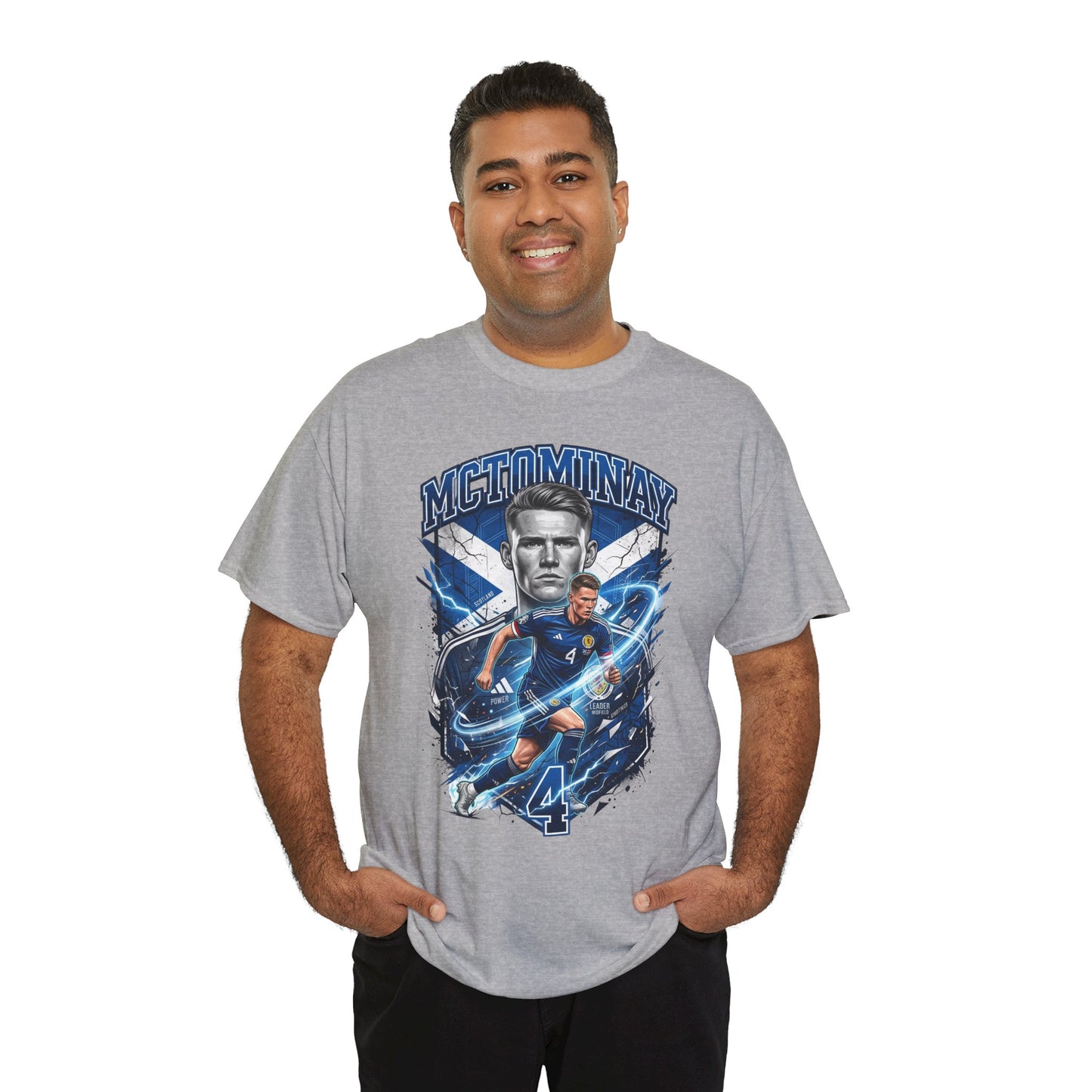McTominay #4 – Scotland Midfield Warrior T-Shirt