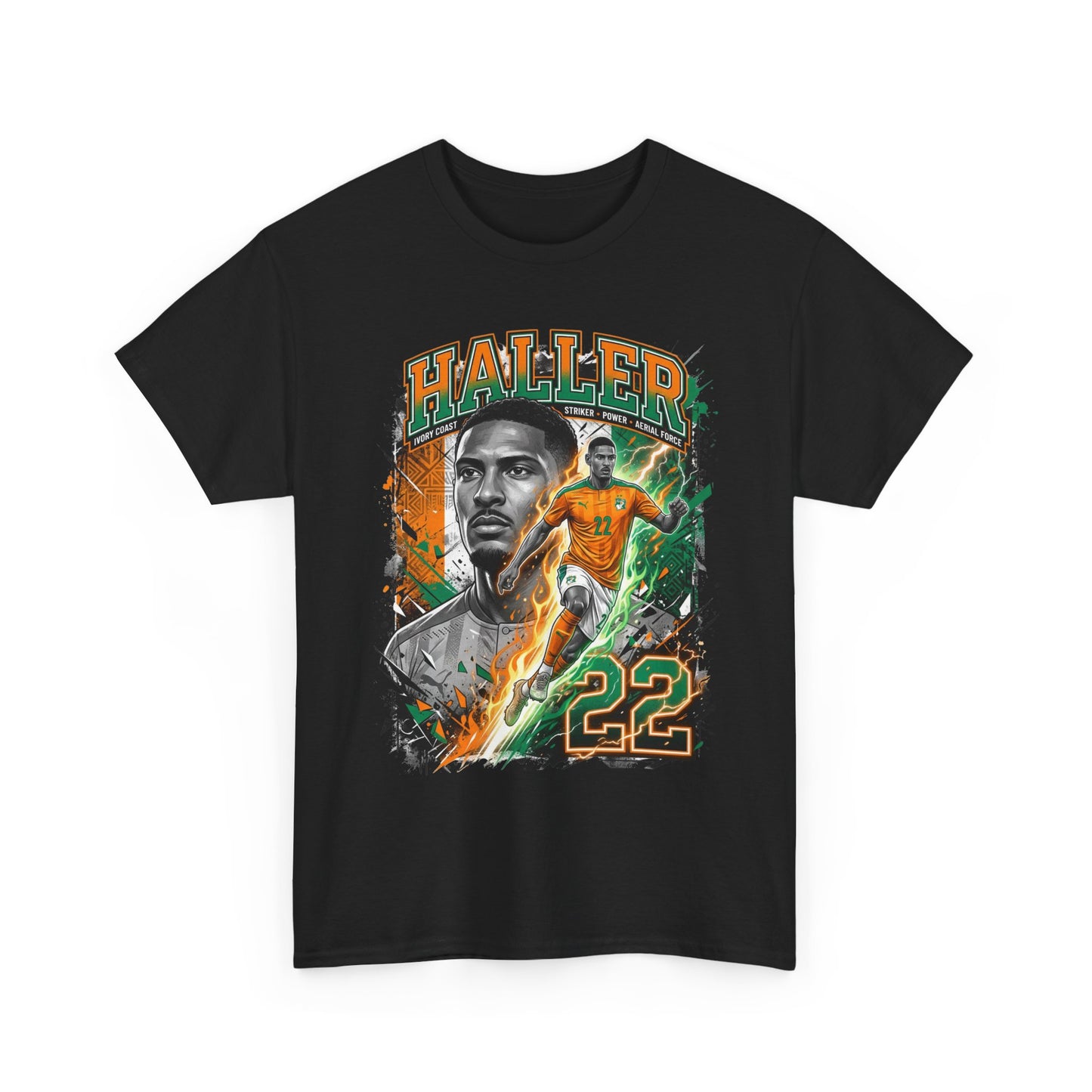 Haller #22 – Ivory Coast Power Striker T-Shirt