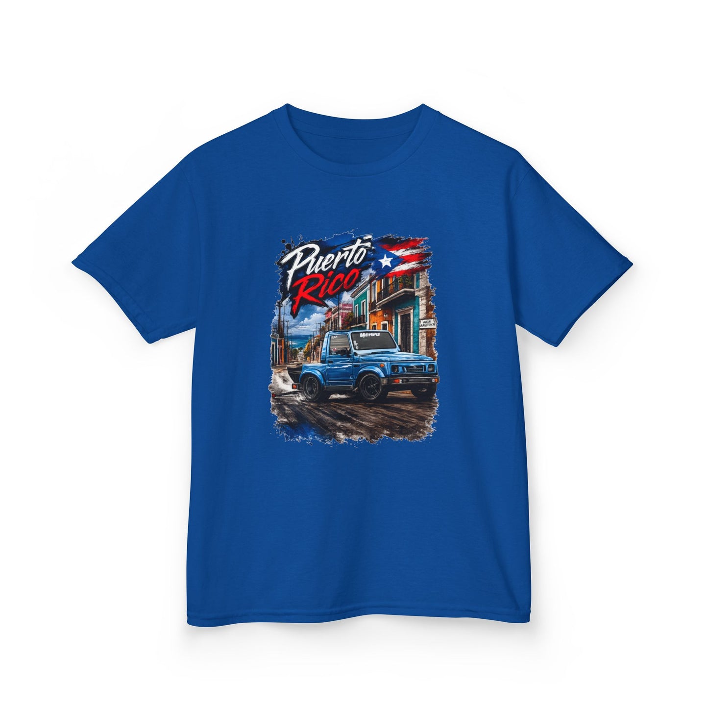Kids T‑Shirt — Puerto Rico Vintage Suzuki (Puerto Rico & flag)
