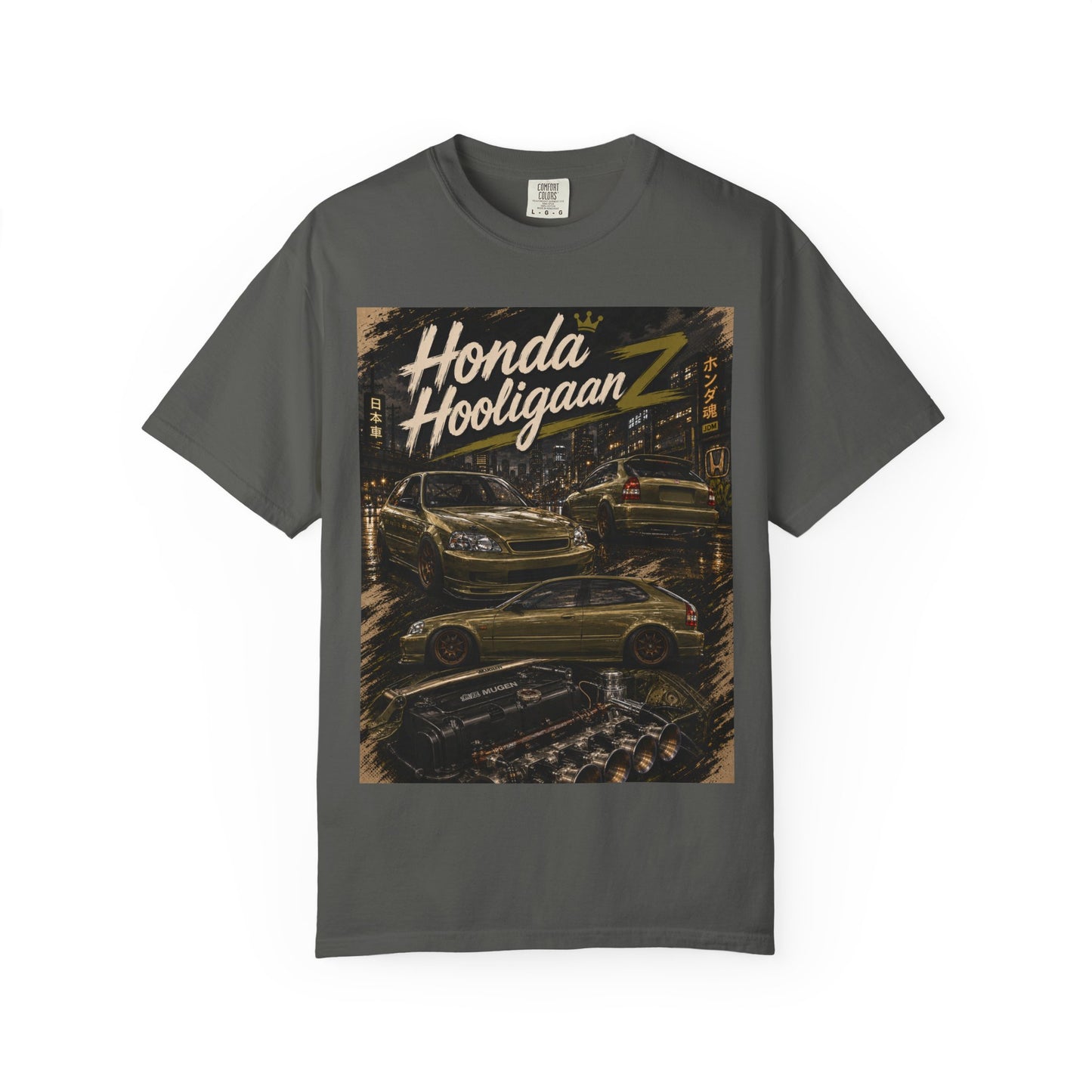 Honda HooliganZ Tee — Vintage Night Street Racing Graphic T-Shirt