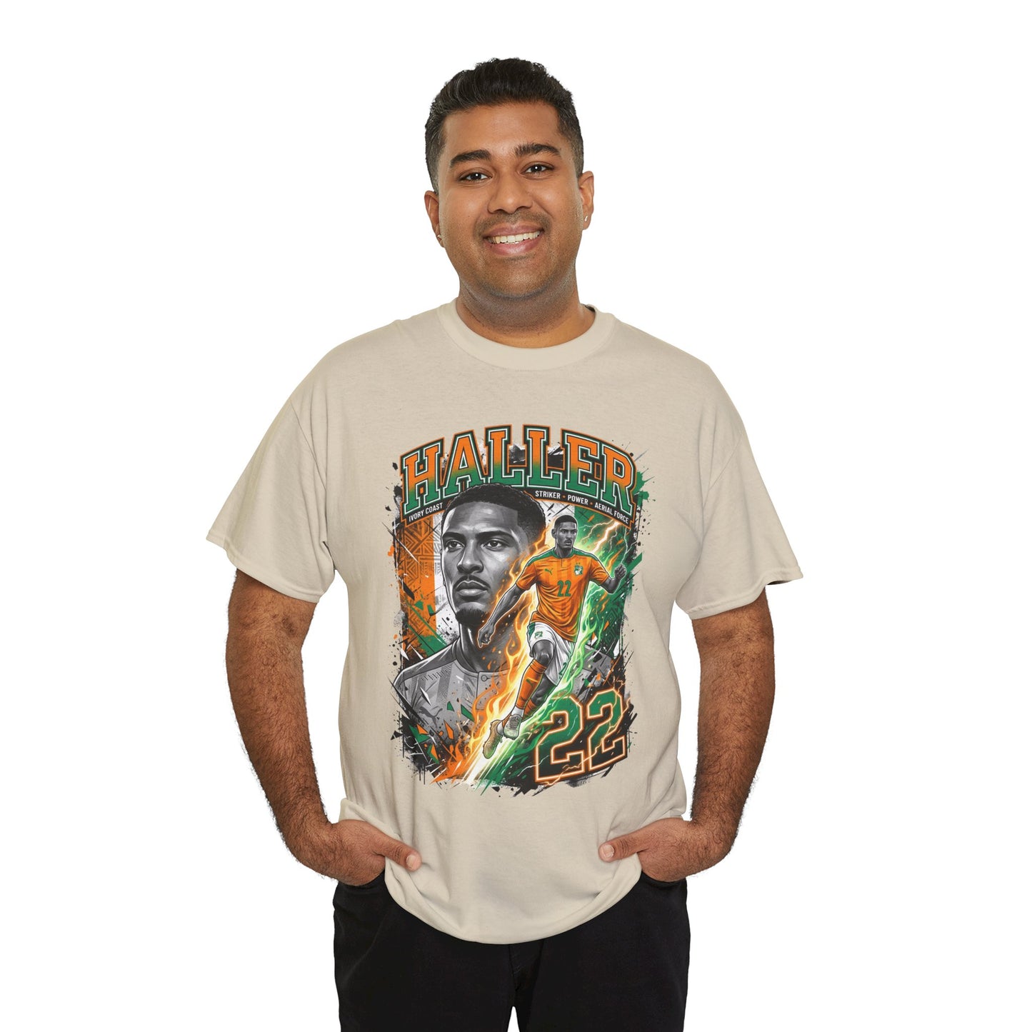 Haller #22 – Ivory Coast Power Striker T-Shirt