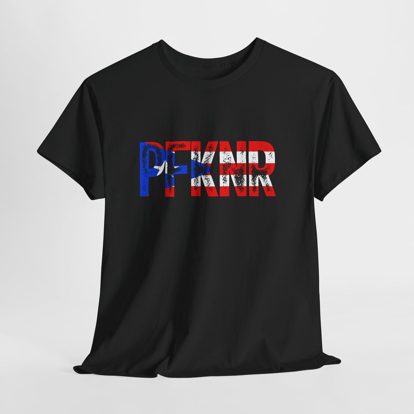 Patriotic 'PFW' Flag Graphic T-Shirt — Red White Blue Americana Tee