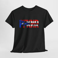 Patriotic 'PFW' Flag Graphic T-Shirt — Red White Blue Americana Tee