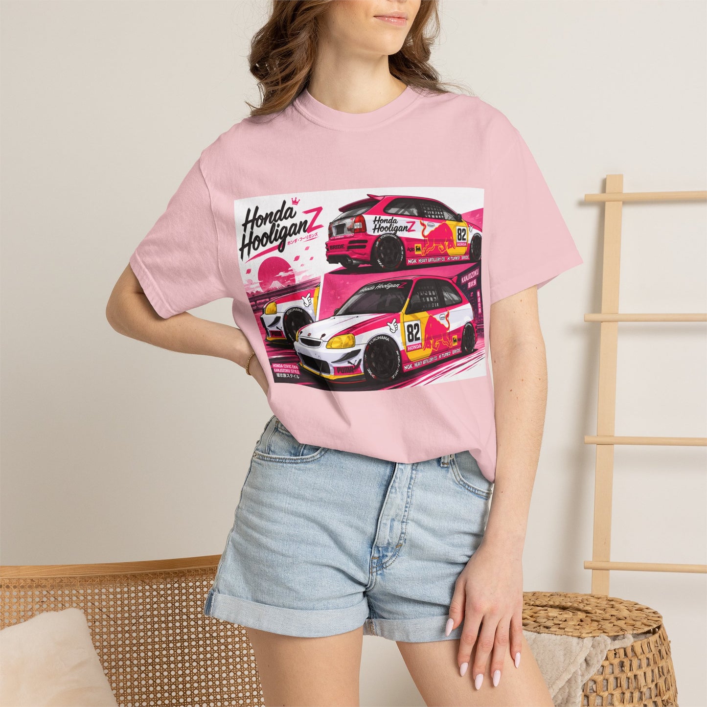 Honda HooliganZ: Pink Rush Kanjo Edition T-Shirt