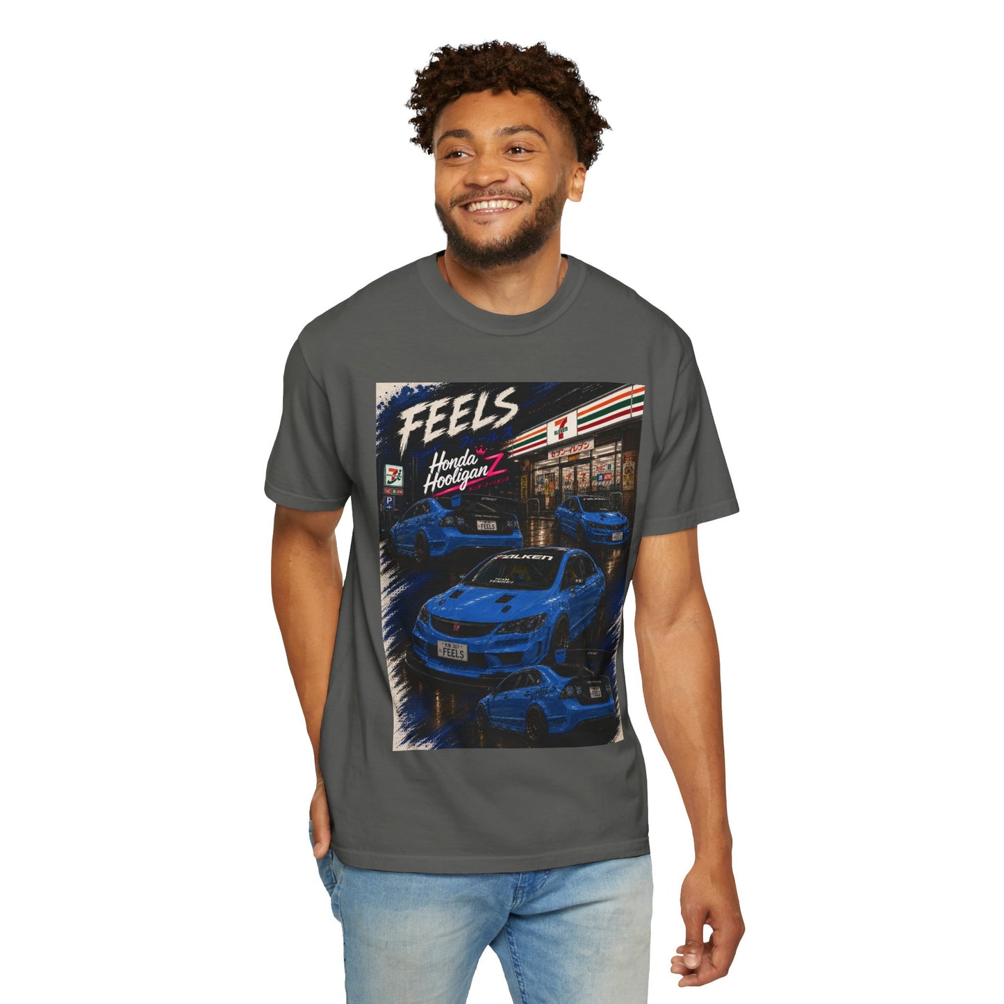 Feels Midnight Racing T-Shirt — Neon JDM Car Scene Shirt