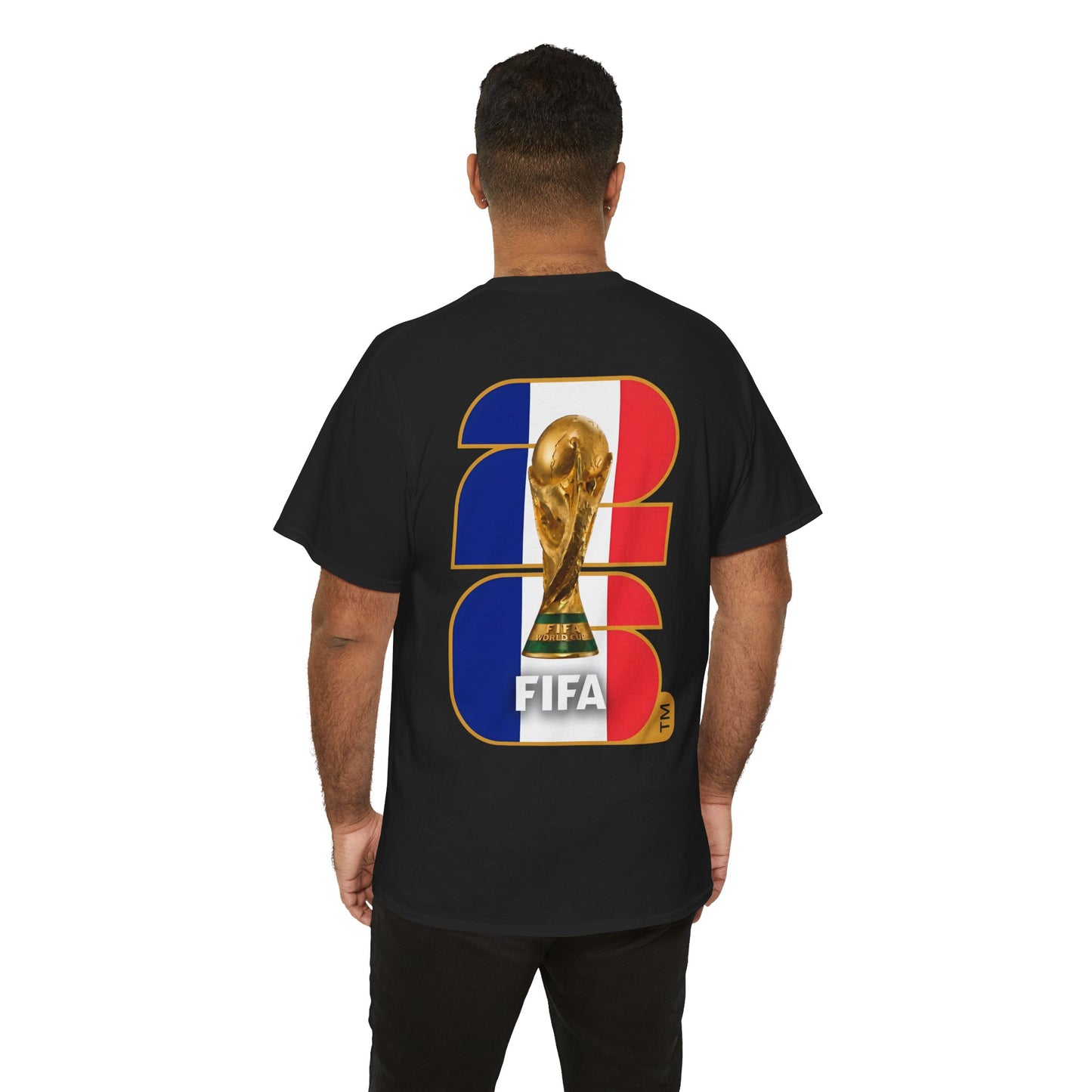 France 2026 FIFA World Cup Fan Edition – Front Crest & Championship Back Graphic T‑Shirt