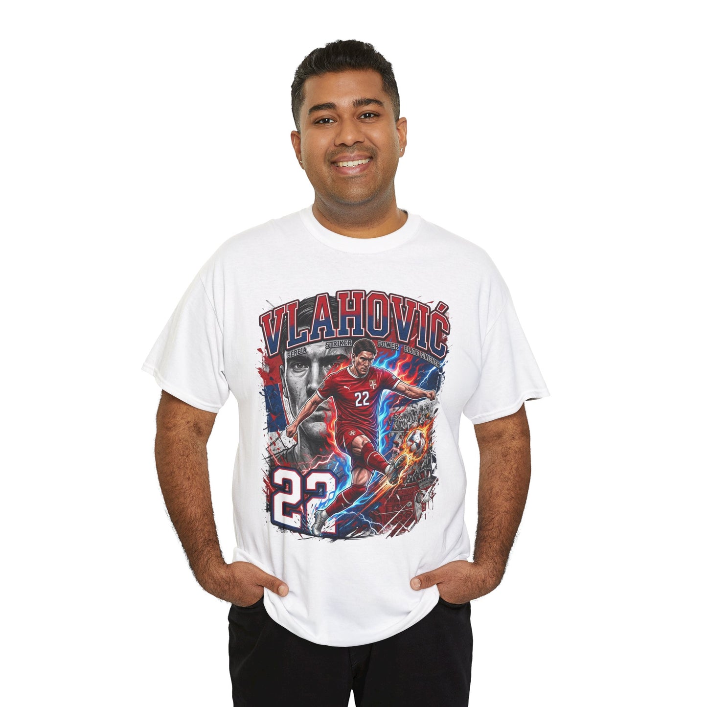 Vlahović #22 – Serbia Elite Finisher T-Shirt