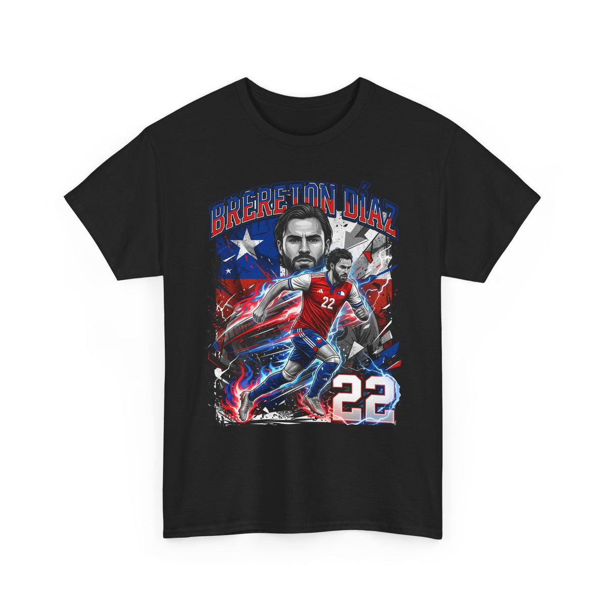 Brereton Díaz #22 – Chilean Warrior T-Shirt