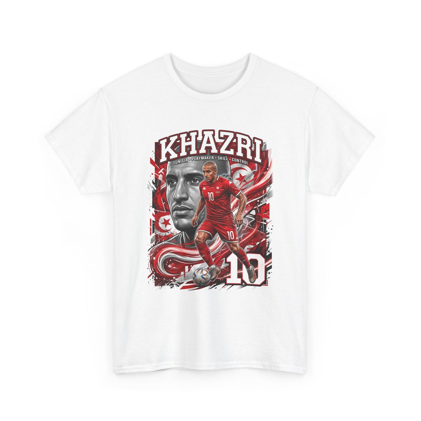 Khazri #10 – Tunisia’s Master Playmaker T-Shirt
