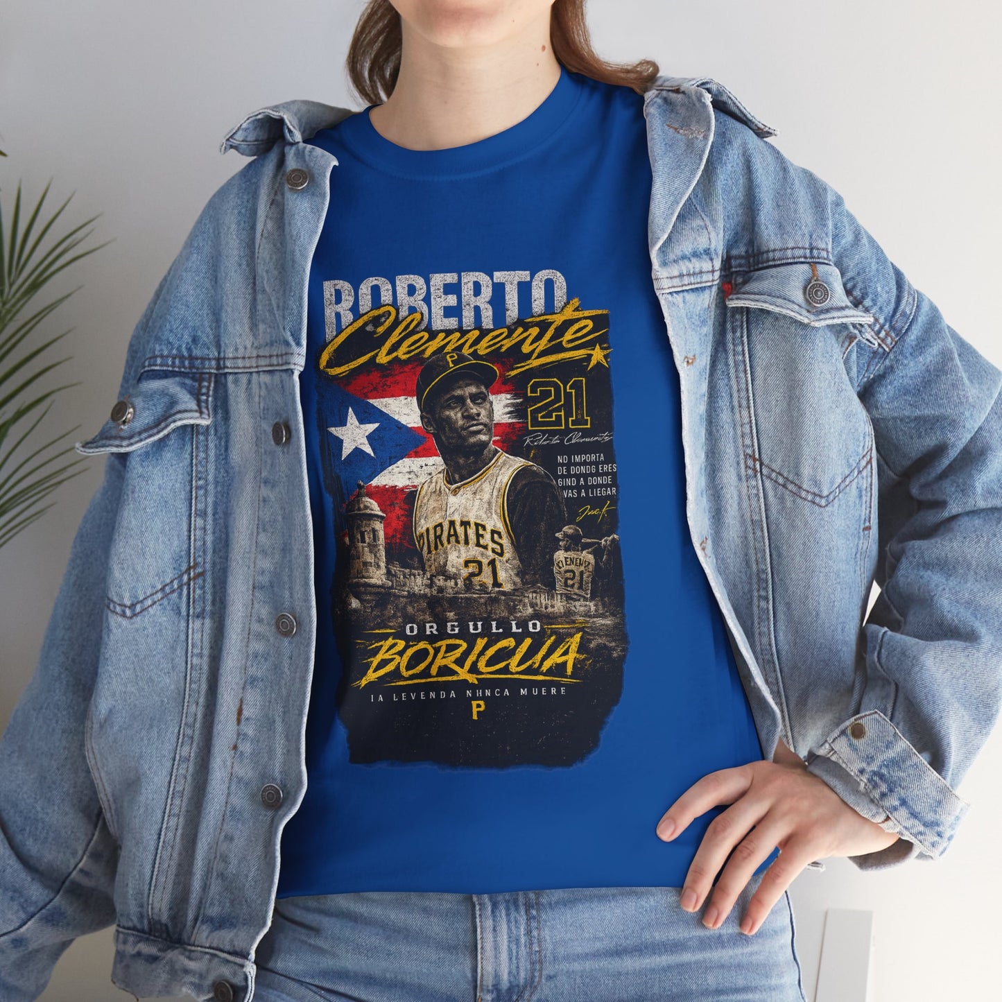 Roberto Clemente Puerto Rico Tribute T-Shirt