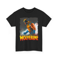 Wolverine Graphic Tee - Retro Comic Hero Shirt