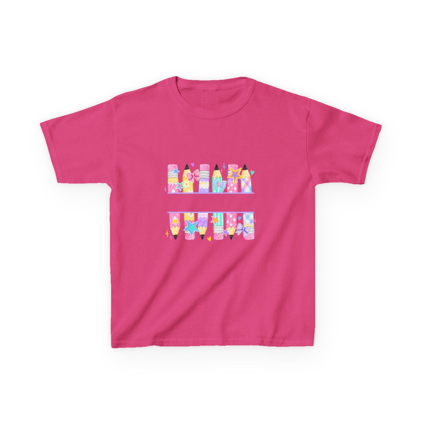 Colorful Pencil Magic Kids School T-Shirt – Cute Back to School Design