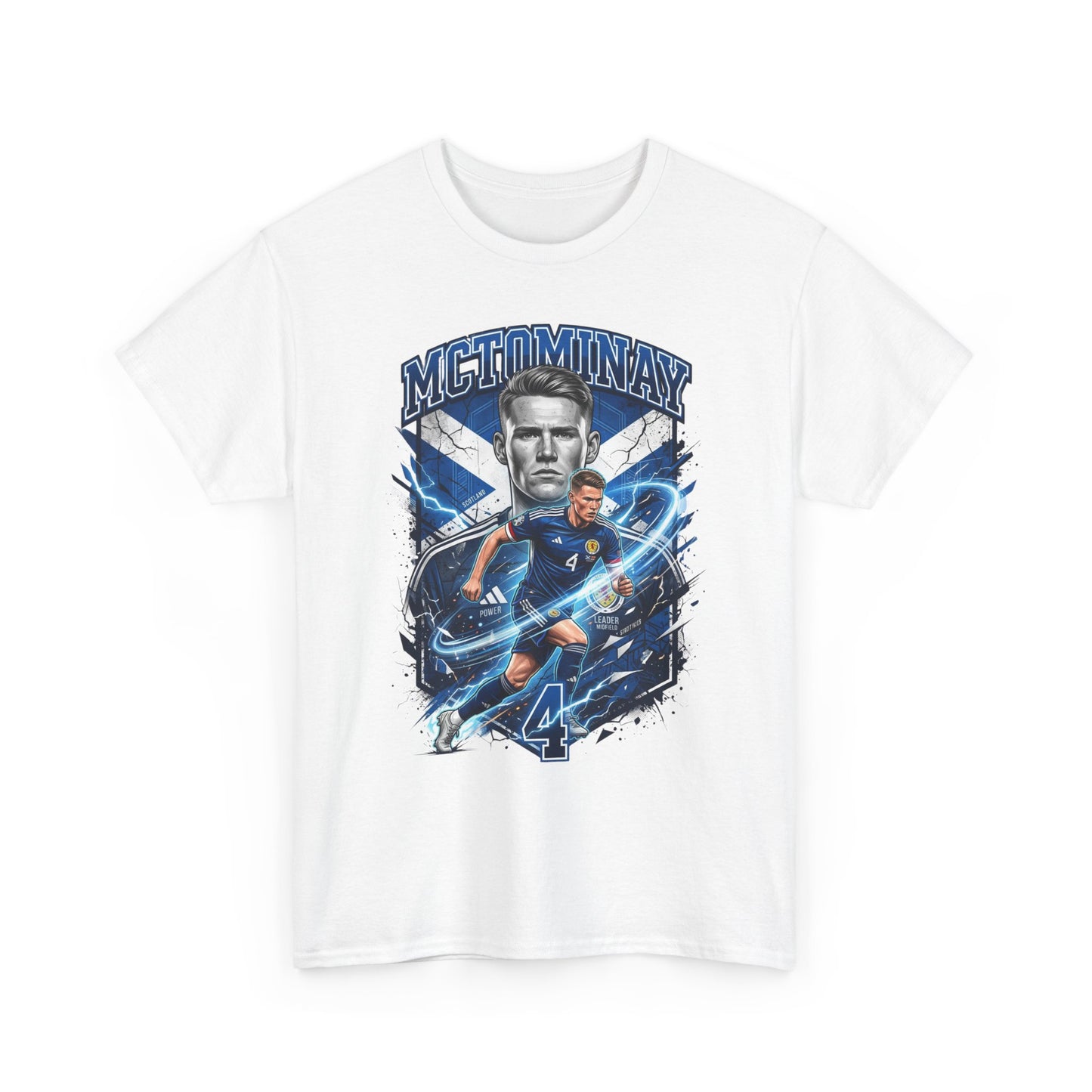 McTominay #4 – Scotland Midfield Warrior T-Shirt