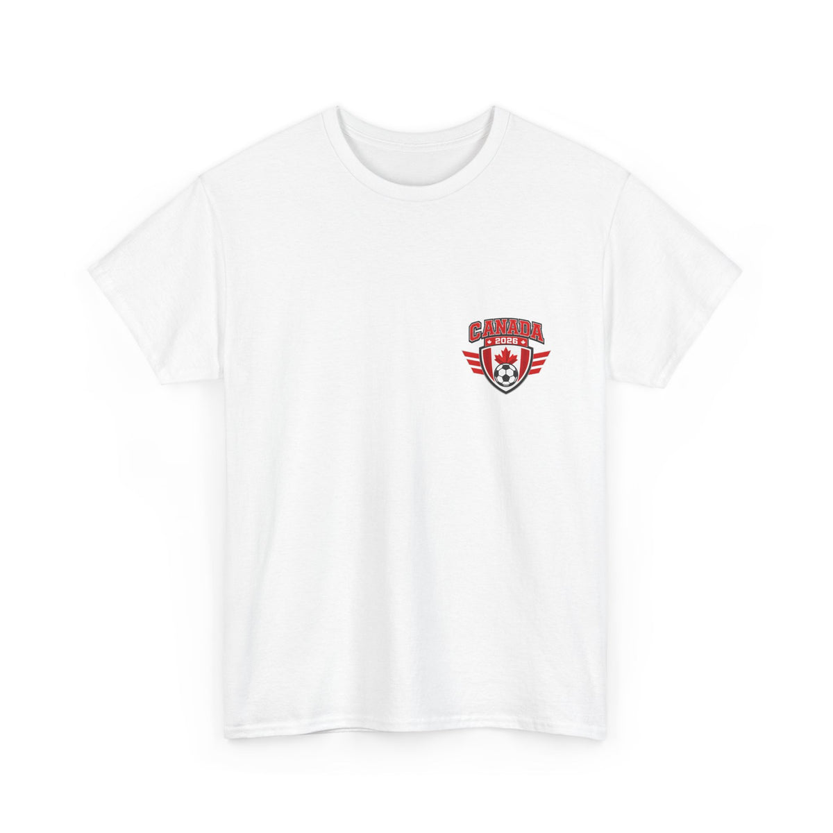 Canada 2026 FIFA World Cup Fan Edition – Front Crest & Championship Back Graphic T-Shirt