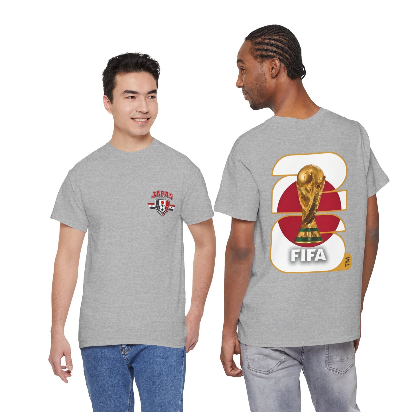 Japan 2026 FIFA World Cup Fan Edition – Front Crest & Championship Back Graphic T‑Shirt