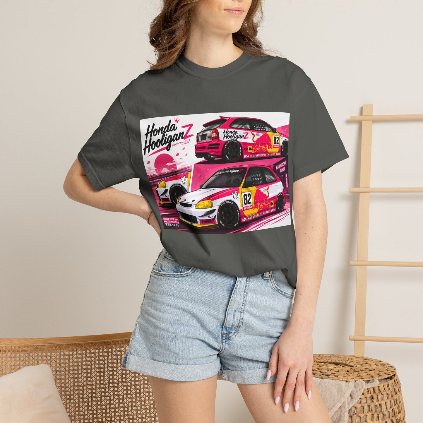 Honda HooliganZ: Pink Rush Kanjo Edition T-Shirt