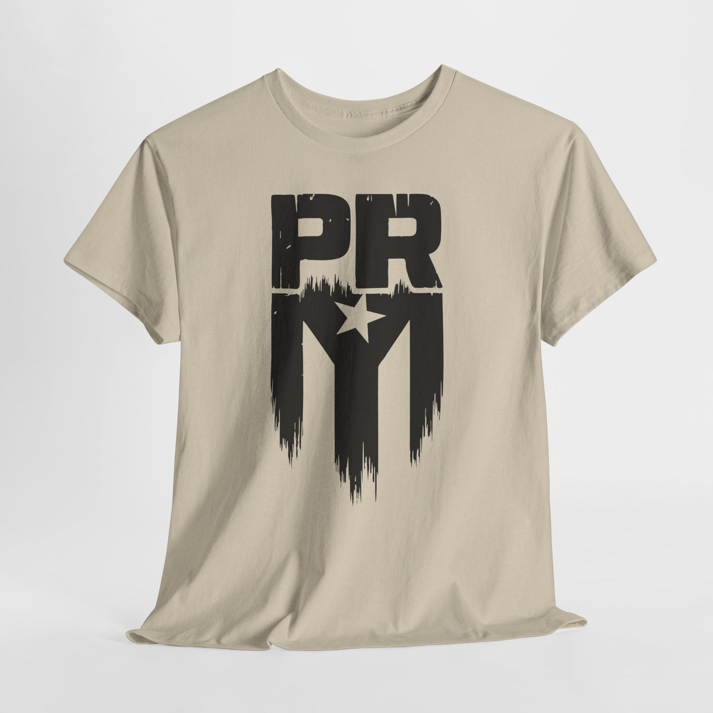 PR Mi Gente Puerto Rico Tee — Bold Black & White Boricua Pride