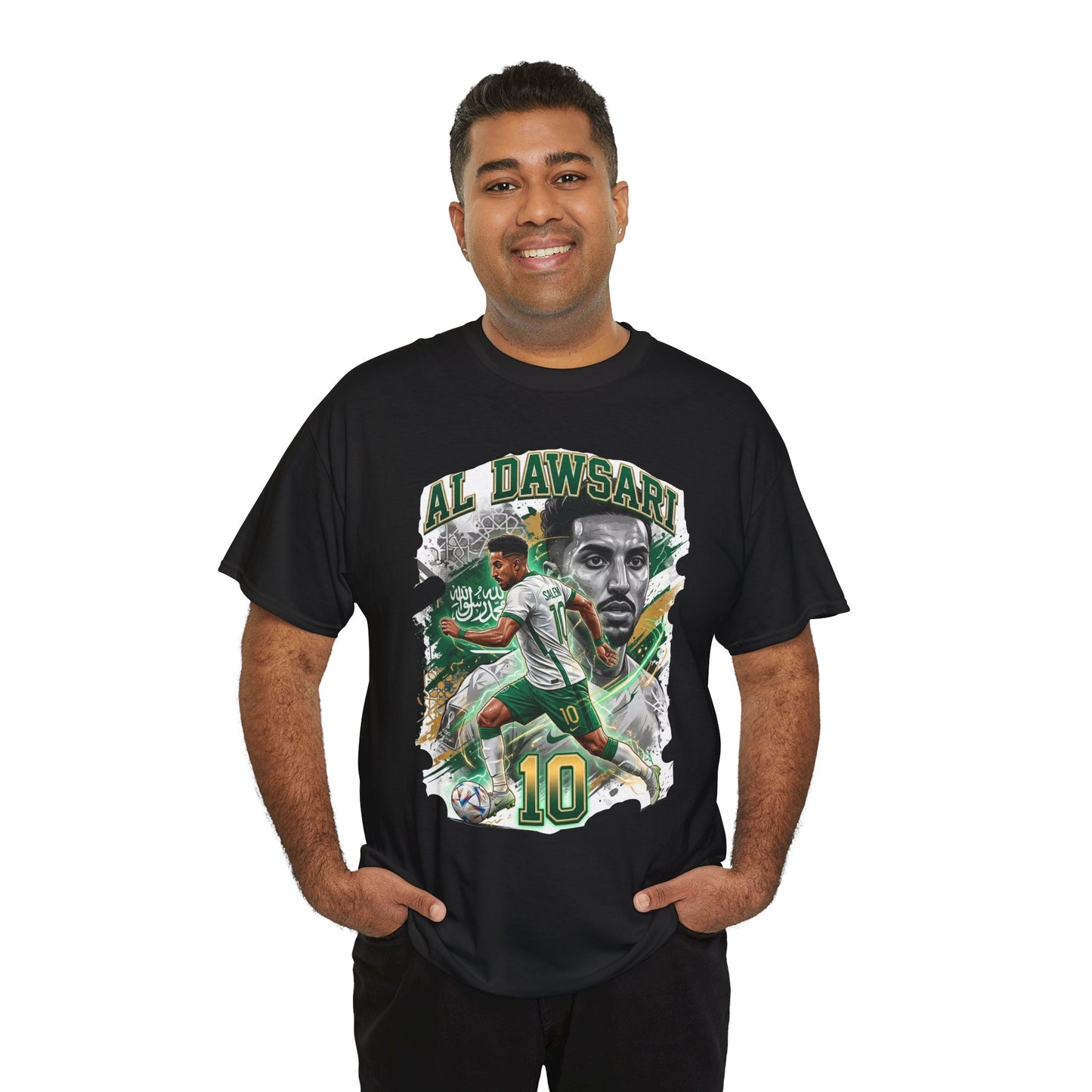 Al Dawsari #10 – Saudi Arabia Football Star T-Shirt