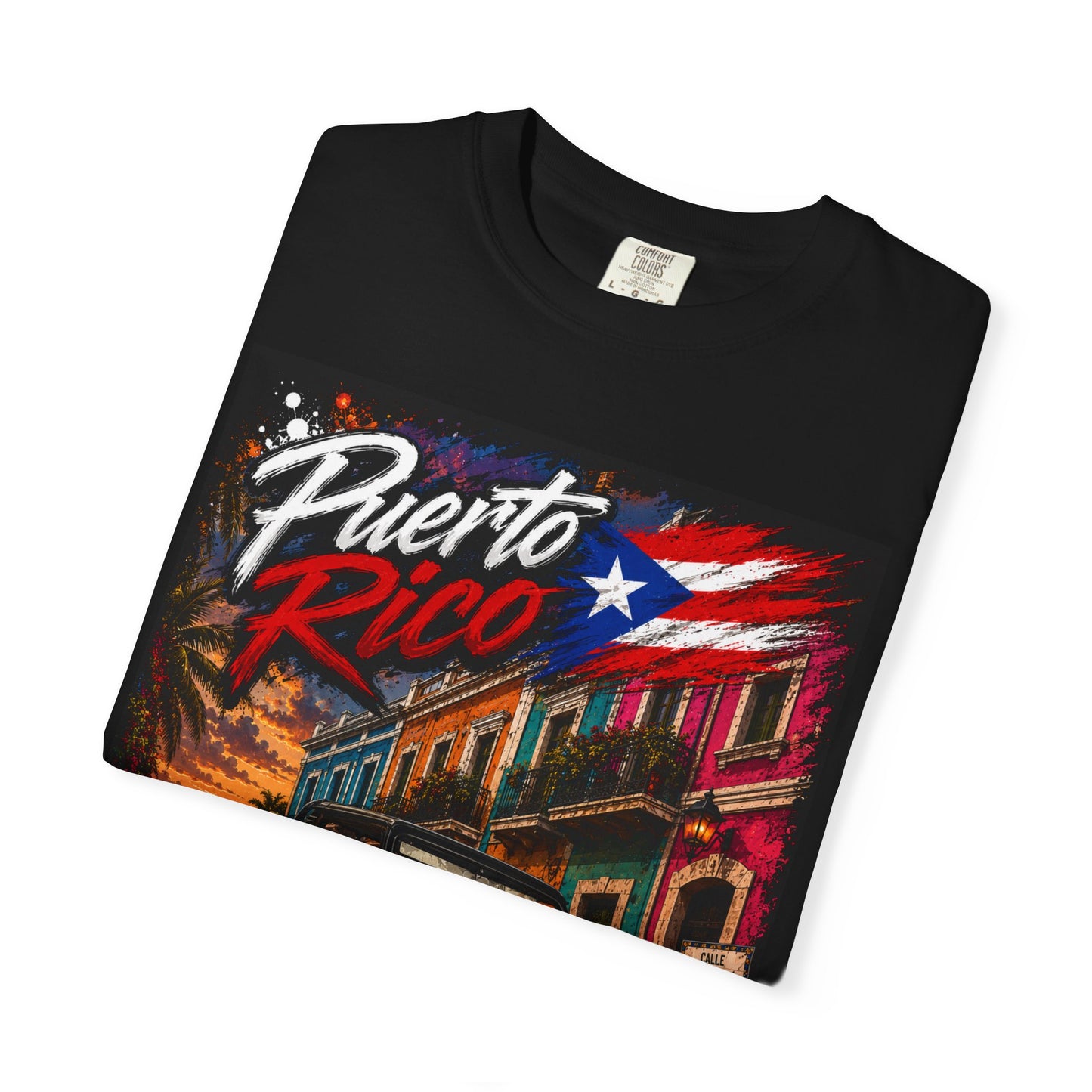 Puerto Rico Suzuki Samuri Street Scene T-Shirt