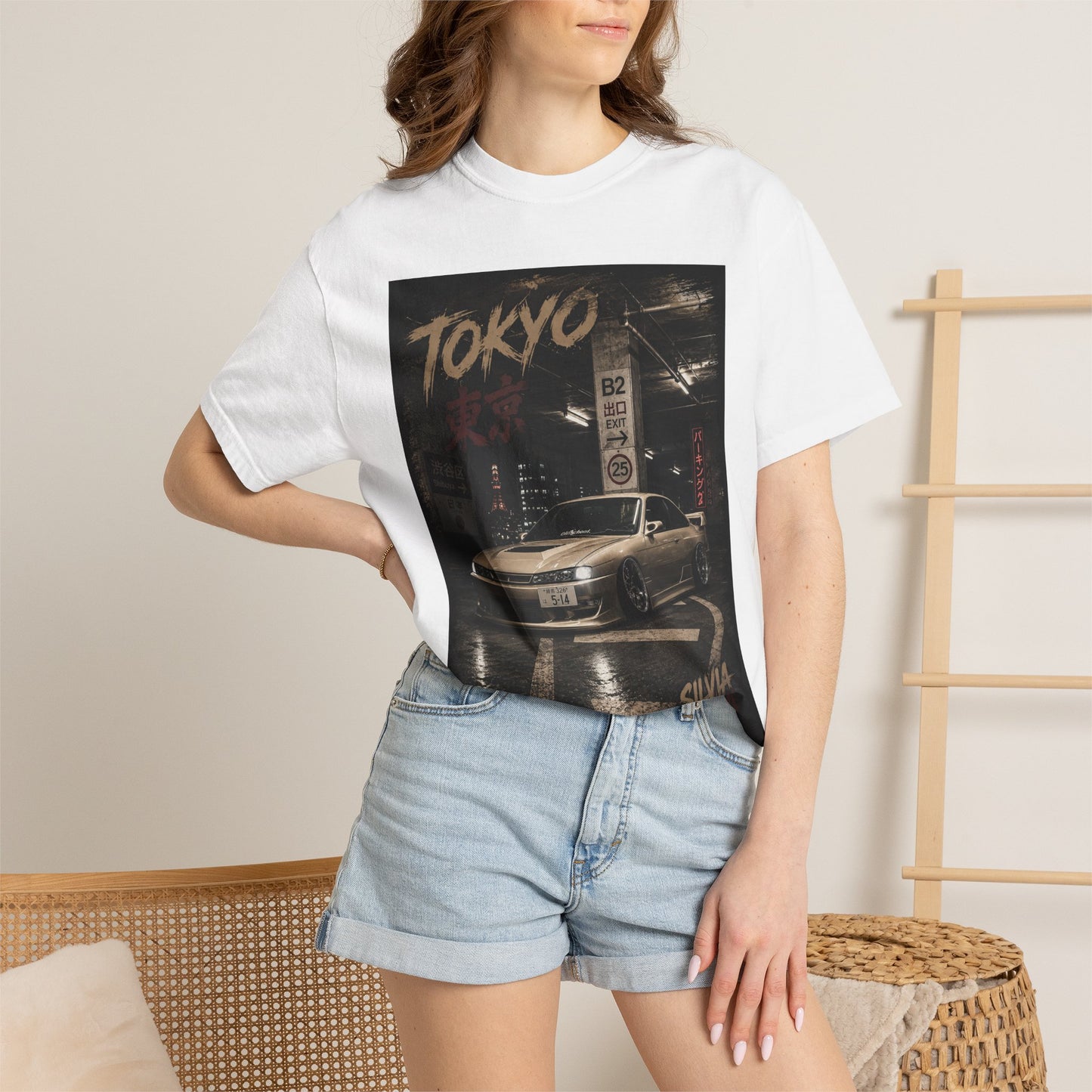 Tokyo Silvia T-Shirt — Night Street JDM Car Graphic Tee