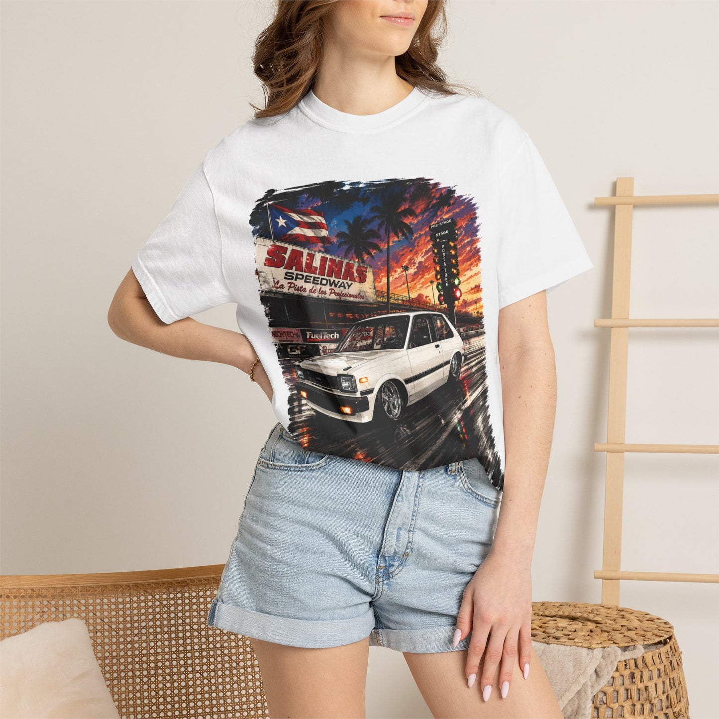 Vintage Starlet Drag T-Shirt — Puerto Rico Sunset Drag Graphic