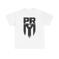 PR Mi Gente Puerto Rico Tee — Bold Black & White Boricua Pride