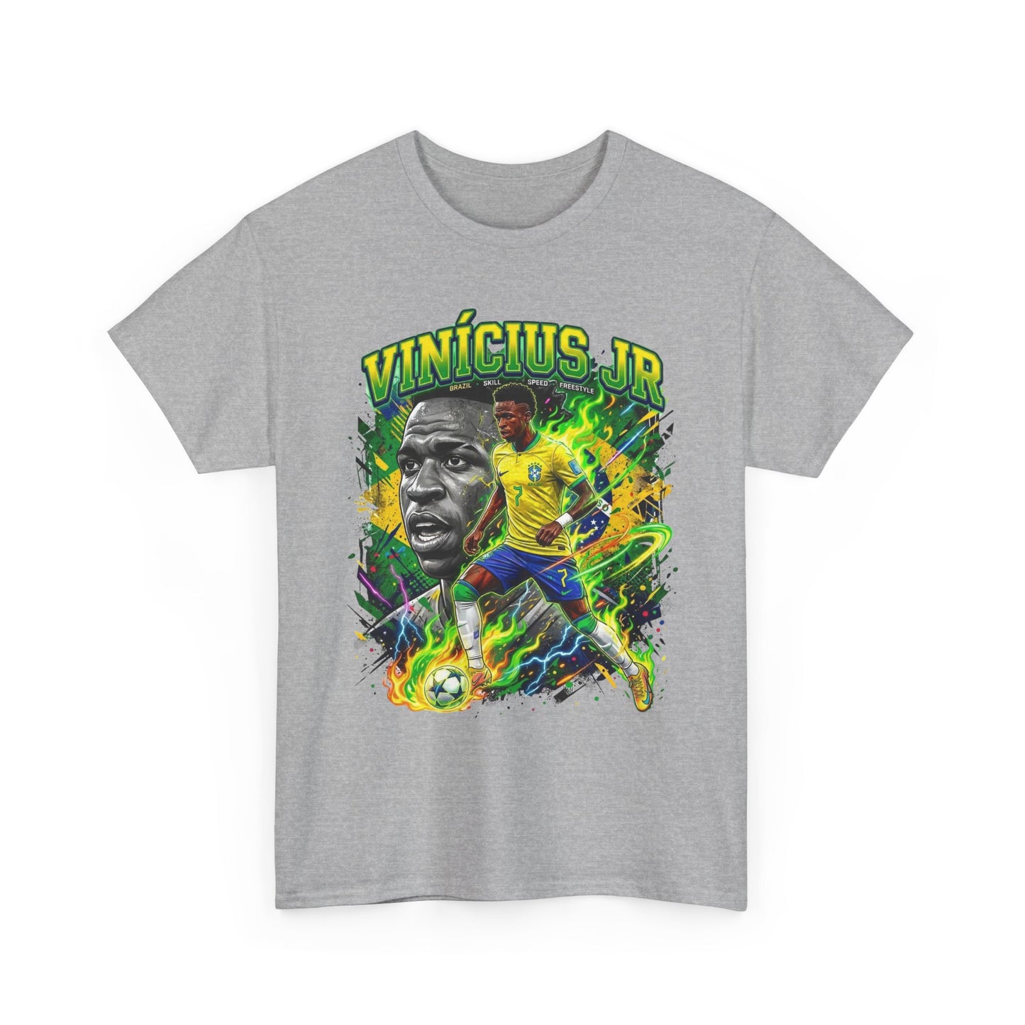 Vinícius Jr. #7 – Brazilian Fire T-Shirt