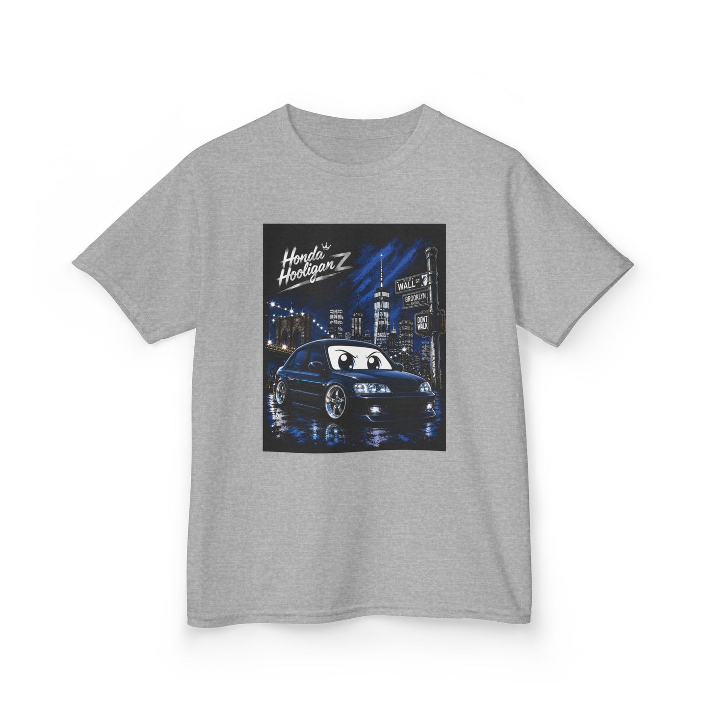 Kids Racing Car Tee — Night City „Hoonin' NightrunZ" Graphic Shirt