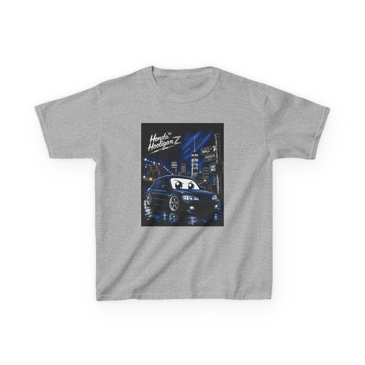 Kids Racing Car Tee — Night City „Hoonin' NightrunZ" Graphic Shirt