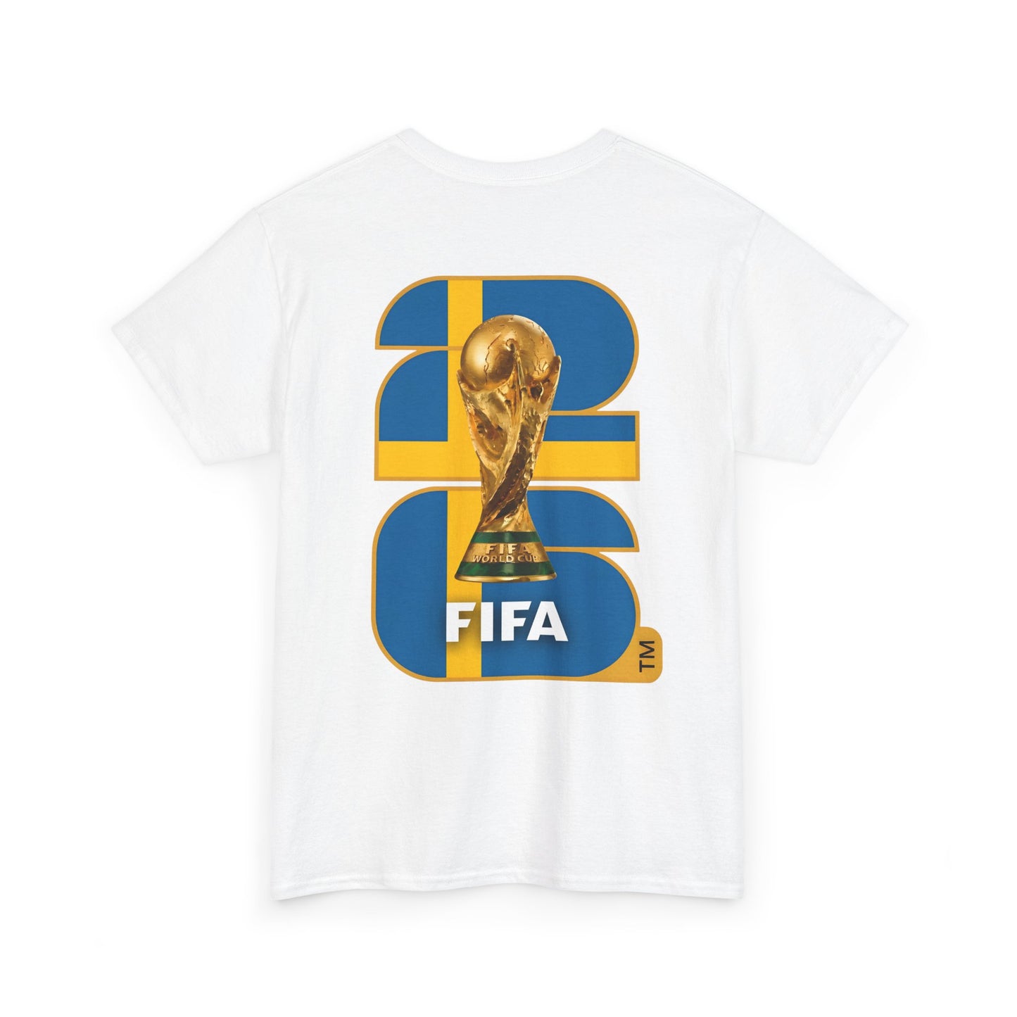 Sweden 2026 FIFA World Cup Fan Edition – Front Crest & Championship Back Graphic T-Shirt