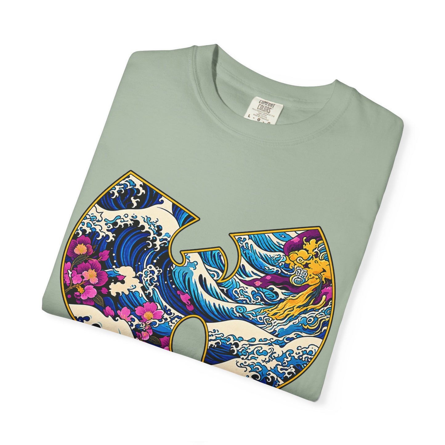 Wu-Tang Ocean Wave T-Shirt — Japanese Wave Logo Graphic Tee