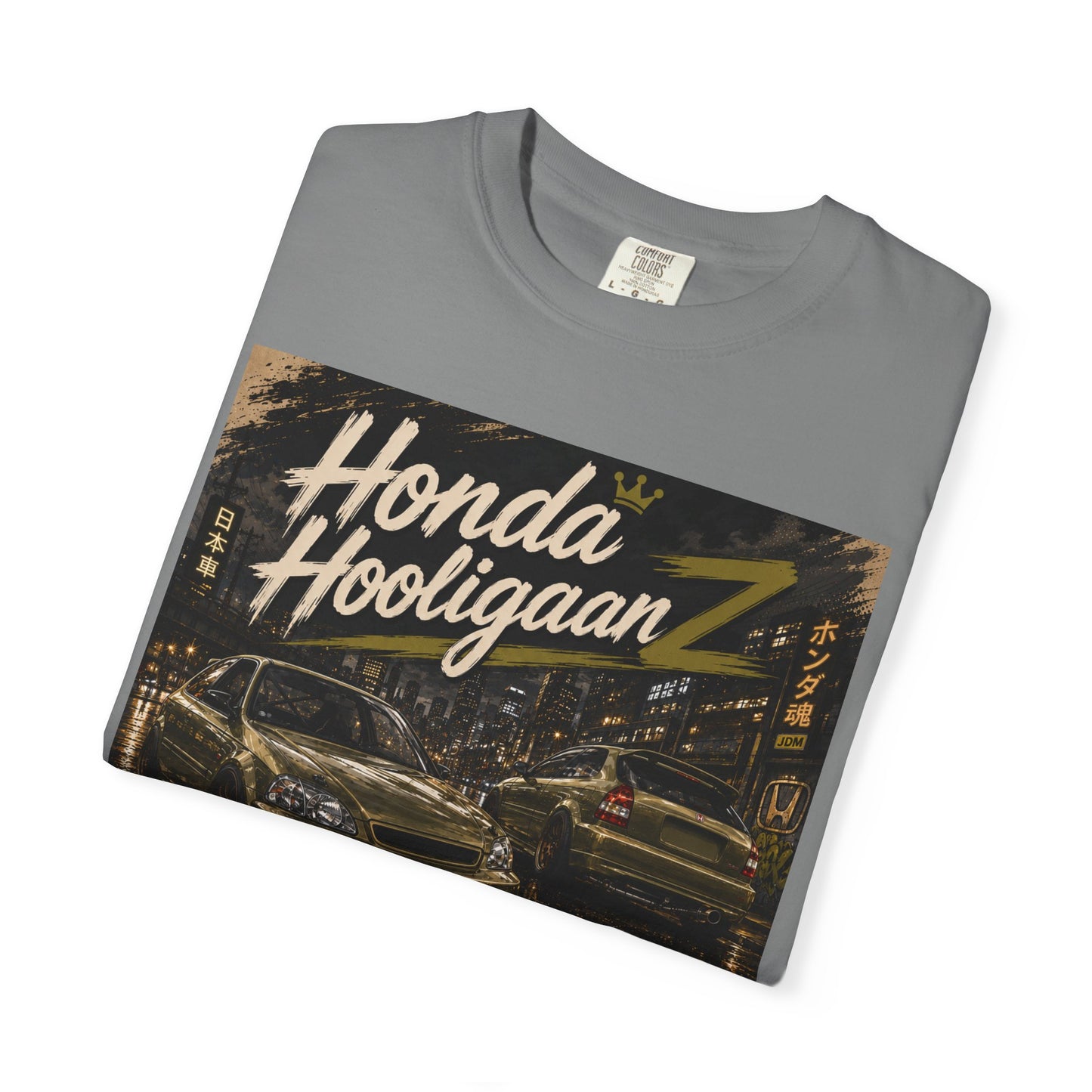 Honda HooliganZ Tee — Vintage Night Street Racing Graphic T-Shirt