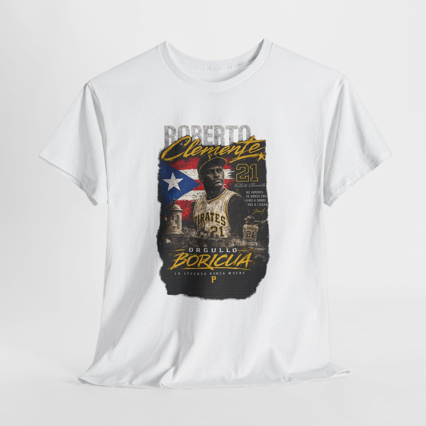 Roberto Clemente Puerto Rico Tribute T-Shirt