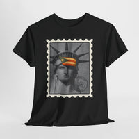 Statue of Liberty Protest Tee — "Liberty Under Protest" Puerto Rican Heritage Shirt