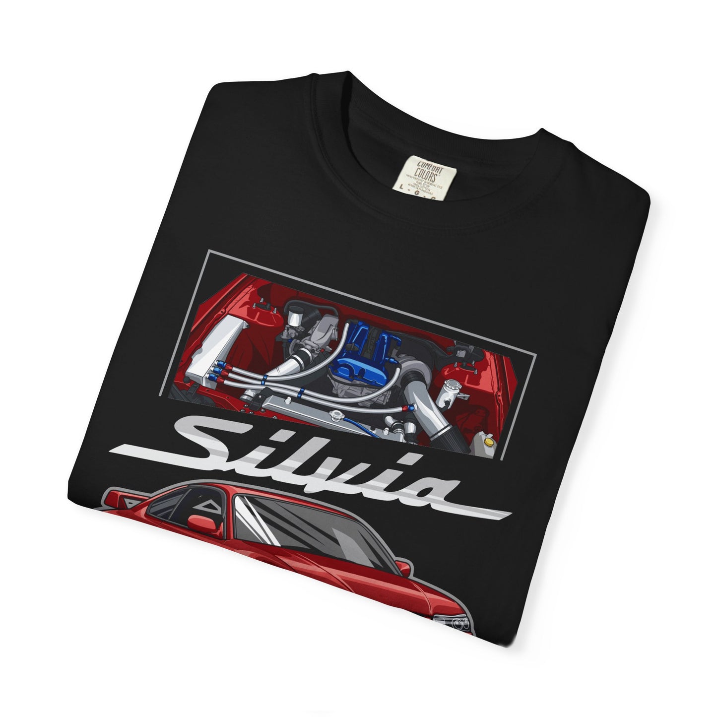 Silvia Sports Car Technical IllustrationT-shirt