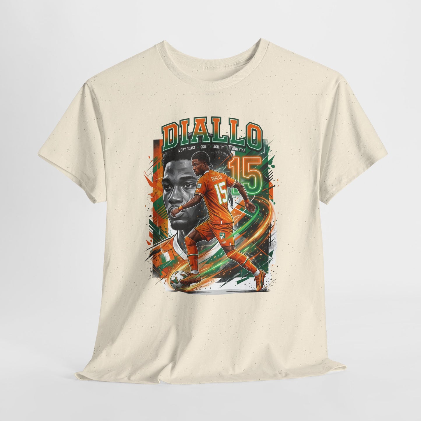 Diallo #15 – Rising Star of Ivory Coast T-Shirt