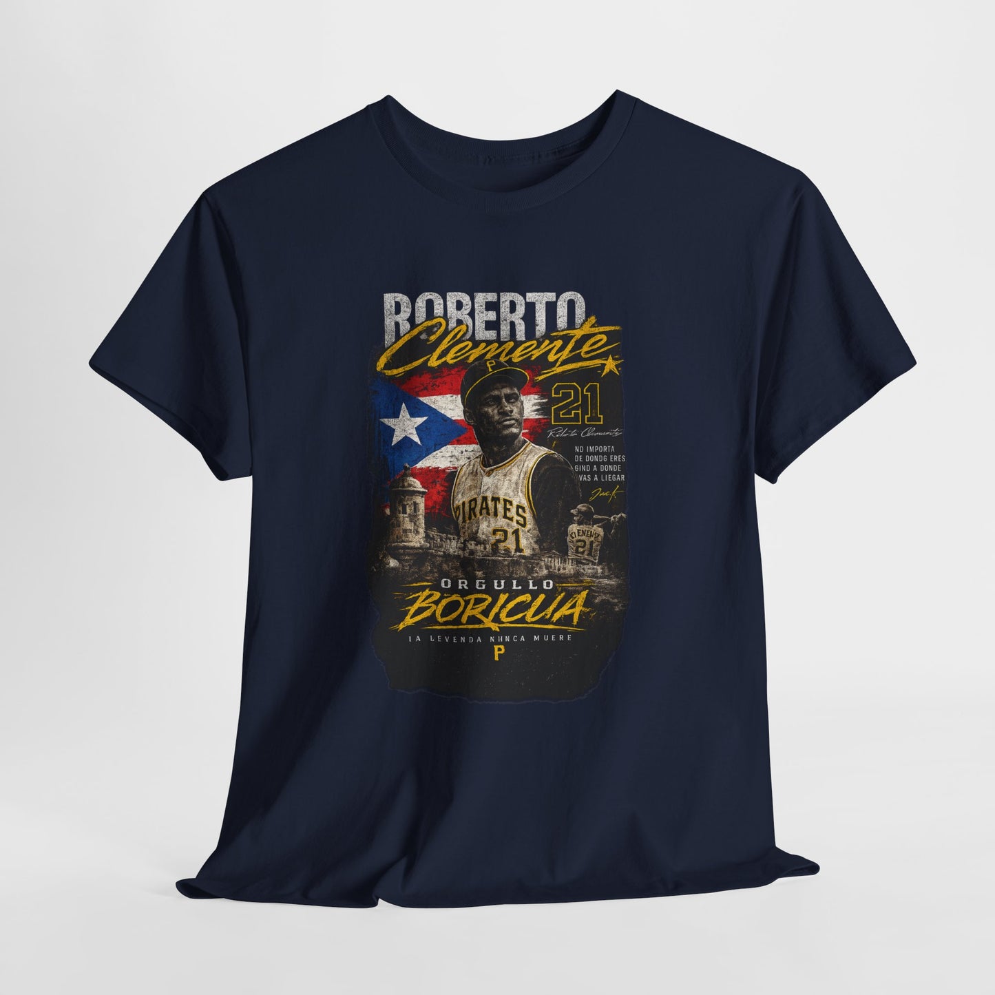 Roberto Clemente Puerto Rico Tribute T-Shirt