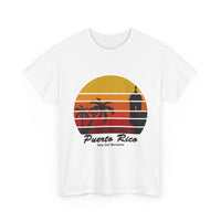 Puerto Rico Sunset T-Shirt – Isla Del Encanto Vintage Palm Tee