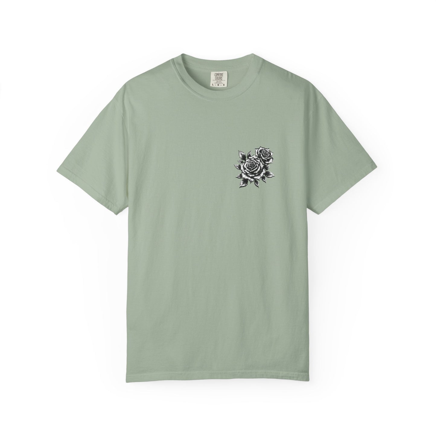 T-Shirt - Vintage Virgin Mary & Roses Graphic Tee