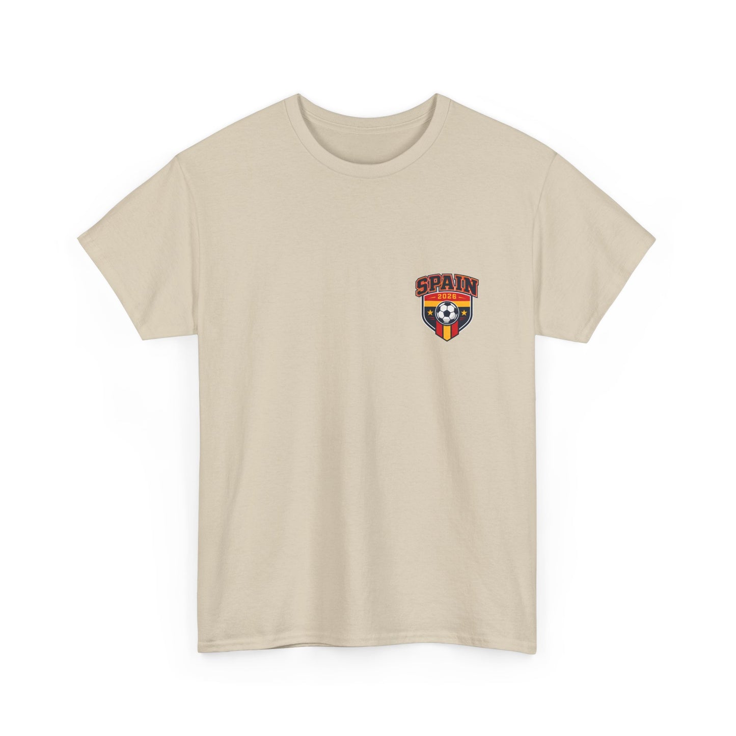 Spain 2026 FIFA World Cup Fan Edition – Front Crest & Championship Back Graphic T-Shirt