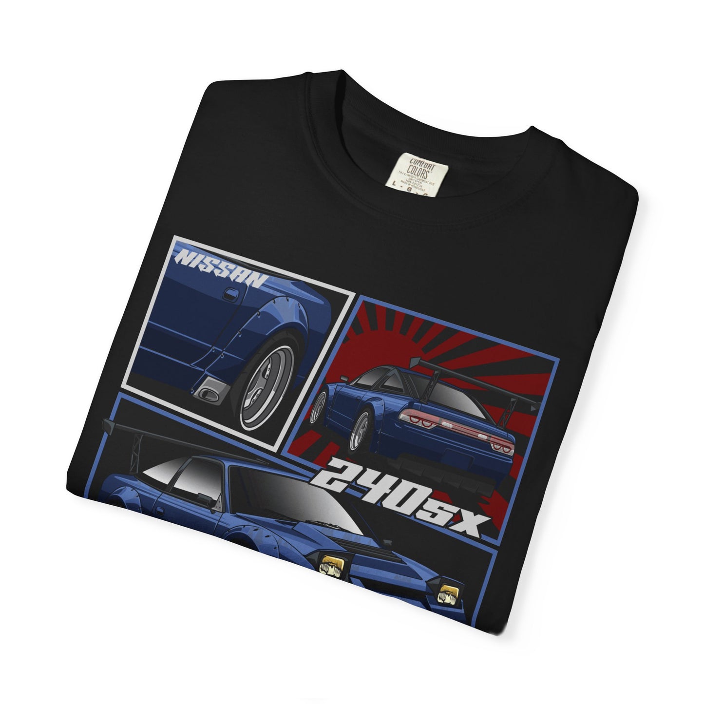 Nissan 240SX Comic Book Style IllustrationT-shirt